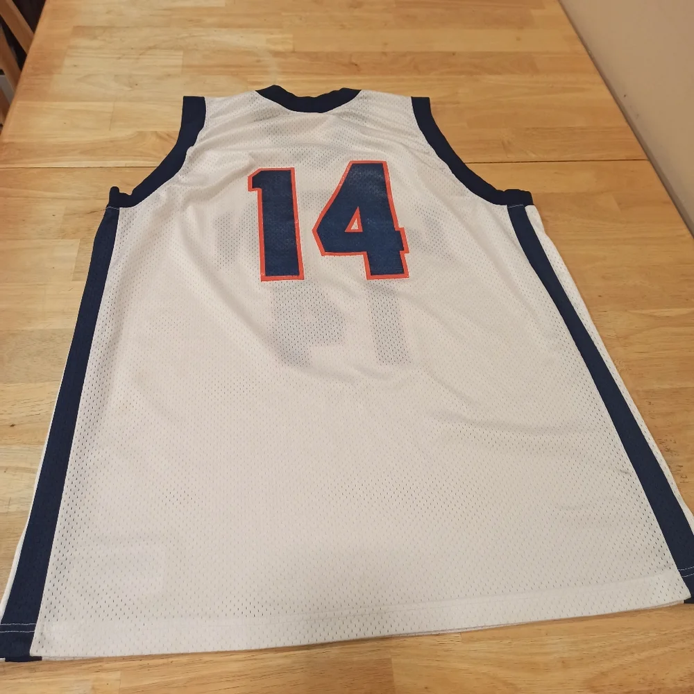 Athletic Apparel Men's white orange blue #14
